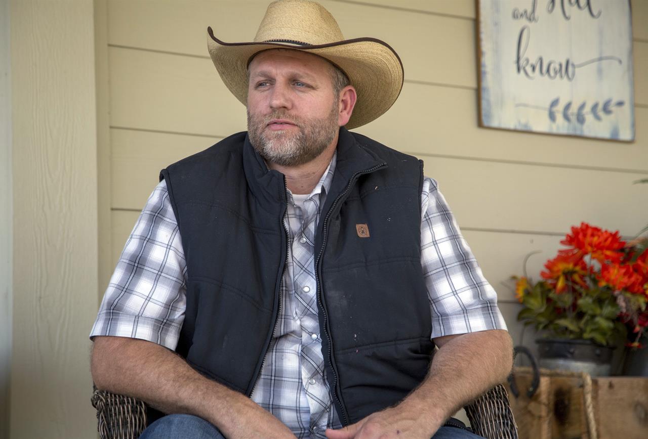 FILE - In this Oct. 24, 2018, photo, Ammon Bundy poses for a photo in Emmett, Idaho. On Saturday, June 19, 2021, anti-government activist Bundy came out with his first video announcing his campaign to become governor of Idaho. (Kelsey Grey/Idaho Statesman via AP)