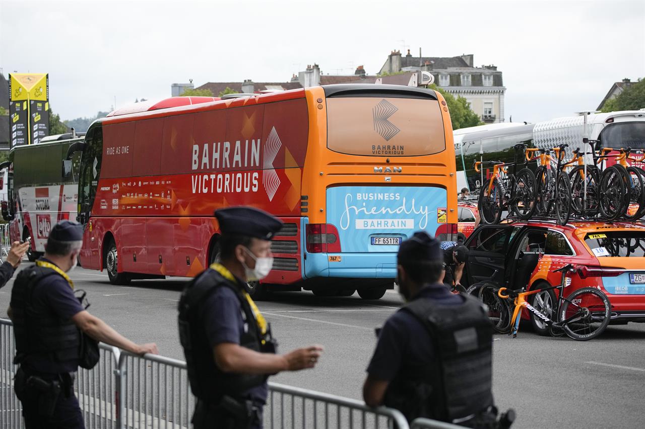 Police raid Bahrain Victorious team at Tour de France AM 970 The