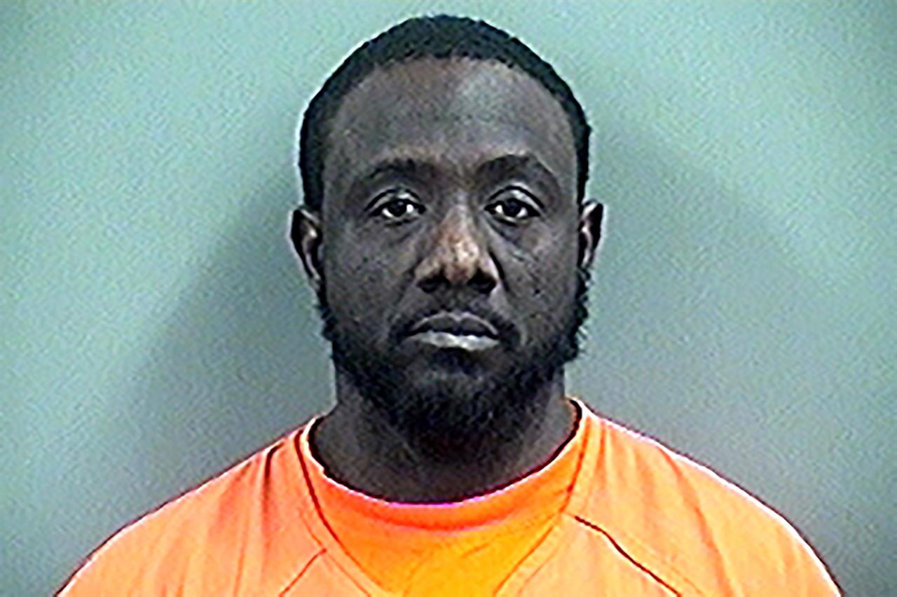 This undated photo provided by the Grady County, Okla., Sheriff's Office shows Lawrence Paul Anderson, an Oklahoma man who had been released early from prison in January as part of a mass commutation effort is now accused of three killings, including the death of a neighbor whose heart he cut out, authorities said. A judge denied bail Tuesday, Feb. 23, 2021, for Anderson, who faces three counts of first-degree murder, one count of assault and one count of maiming for the attack this month in Chickasha, Okla. (Grady County Sheriff's Office via AP)