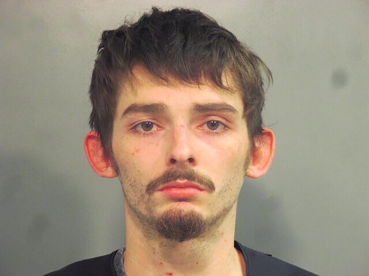 This booking photo provided by the Washington County Detention Center, in Arkansas, shows Hunter Chenoweth. Authorities say three adults were found dead and a baby was abducted from a home in northeast Arkansas, Tuesday, Feb. 23, 2021, but the child was found hours later, unharmed, and Chenoweth has been arrested in the case. (Washington County Detention Center via AP)