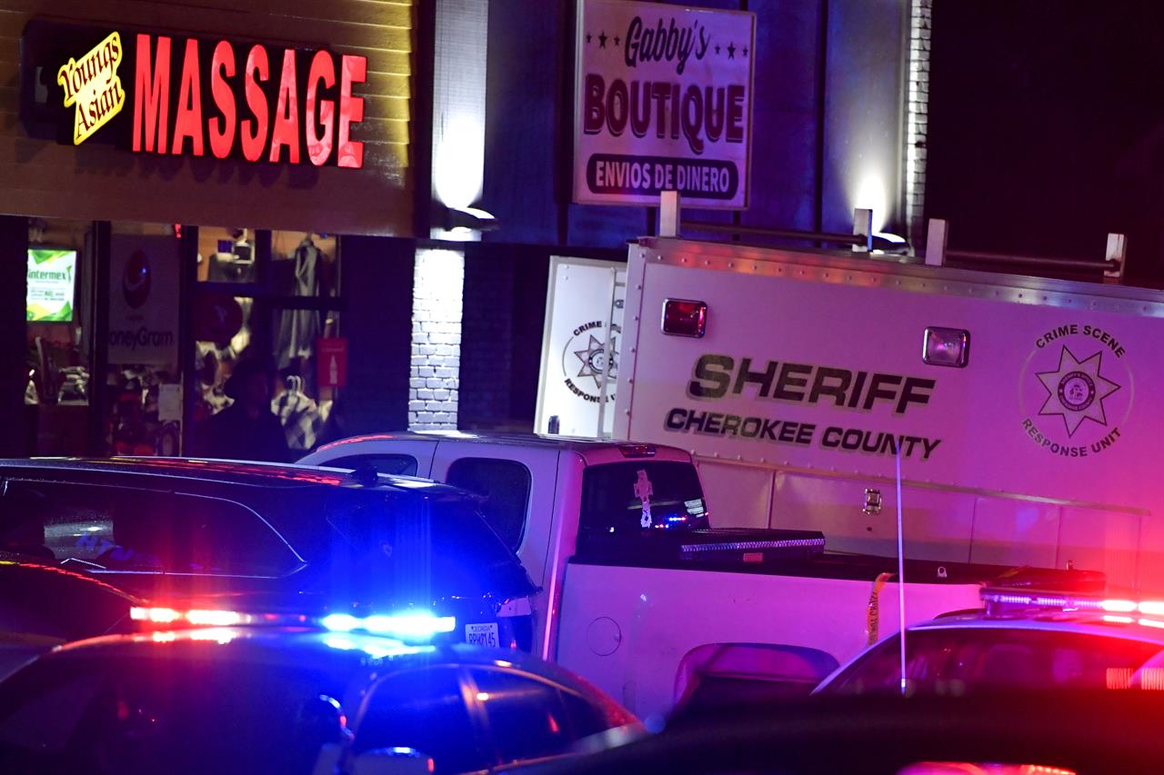 Georgia massage parlor shootings leave 8 dead; man ...