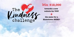 Win $12,000 towards a new car in The Kindness Challenge!