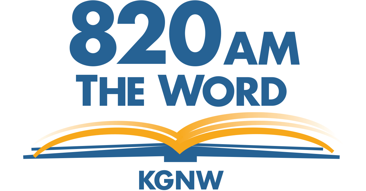 Logo for 820 AM The Word KGNW
