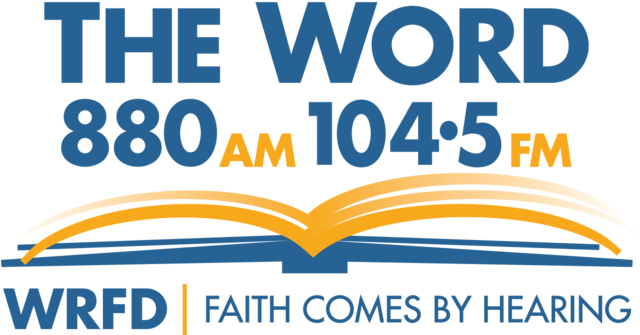 Logo for The Word 880 AM 104.5 FM WRFD